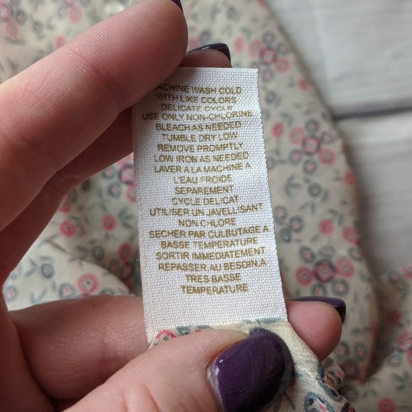 🌿 3/$15 | Free People | Vintage Sheer Blouse - Picture 3 of 8